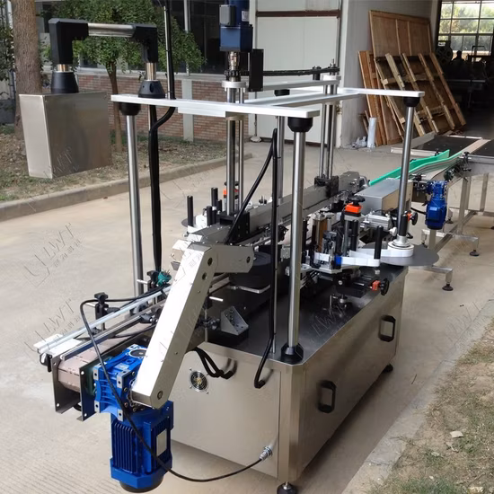 Shanghai Npack Factory stellt Doppelseiten- und Rundum-Etikettiermaschine für Klebeetiketten/Aufkleber her