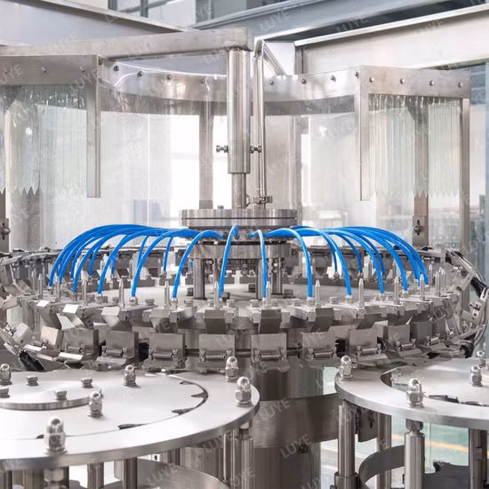Automatische PET-Flaschenherstellung aus reinem Trinkwasser für Getränke zum Blasen, Füllen, Etikettieren und Verpacken