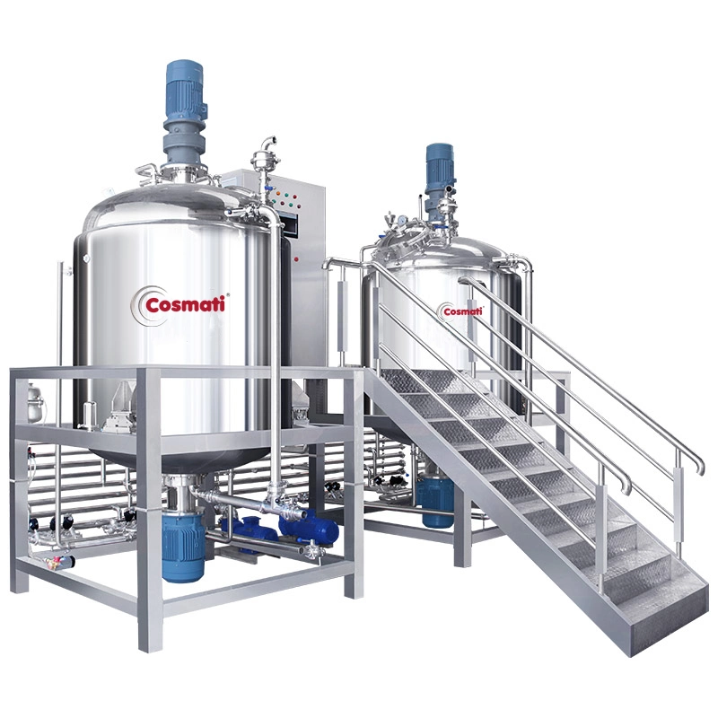 Vacuum Homogenizing Emulsifying Mixer Machine for Lotion