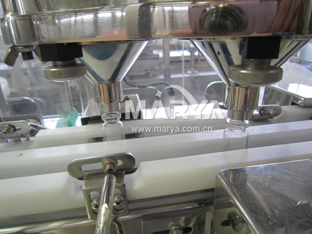 Pharmaceutical Injection Powder Glass Vial Filling Machine Lyophilization Dry Powder