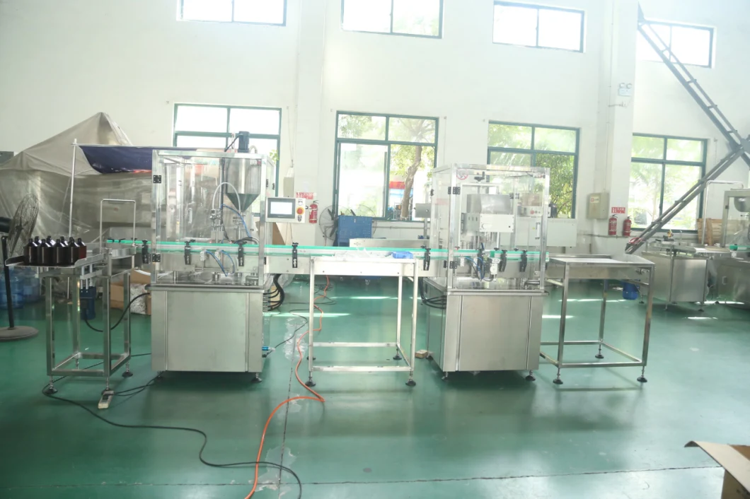 Automatic Universal Four-Corner Capping Machine Different Formats Caps Application 4 Wheels Capping Dropper Spray Scew Capping