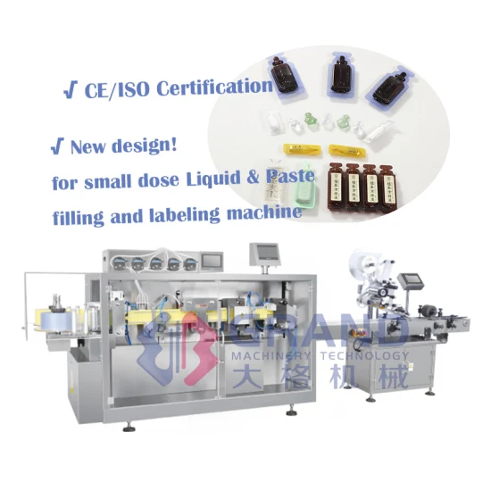 Automatische Einzeldosis-Flüssigparfüm-Ampullenfüllmaschine aus Kunststoff Ggs-118