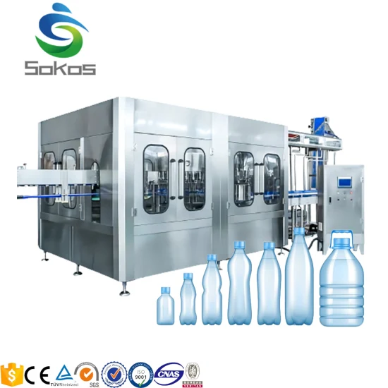 Automatische 3-in-1-Abfülllinie für kleine Flaschen mit reinem Mineralstoff für Haustiere, Abfüllanlage, Wasserproduktionslinie, Verschließmaschine, Trinkwasser-Abfüllmaschinen