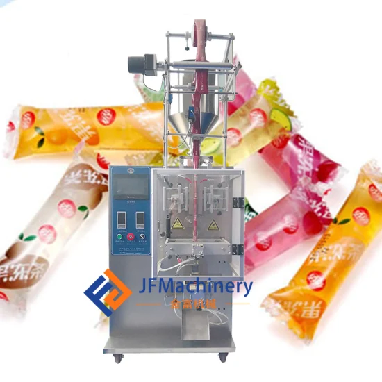 Automatische vertikale Beutel-Stick-Beutel-Fruchtsaft-Eis-Lolly-Gelee-Eis am Stiel-Flüssigwasser-Verpackungsmaschine